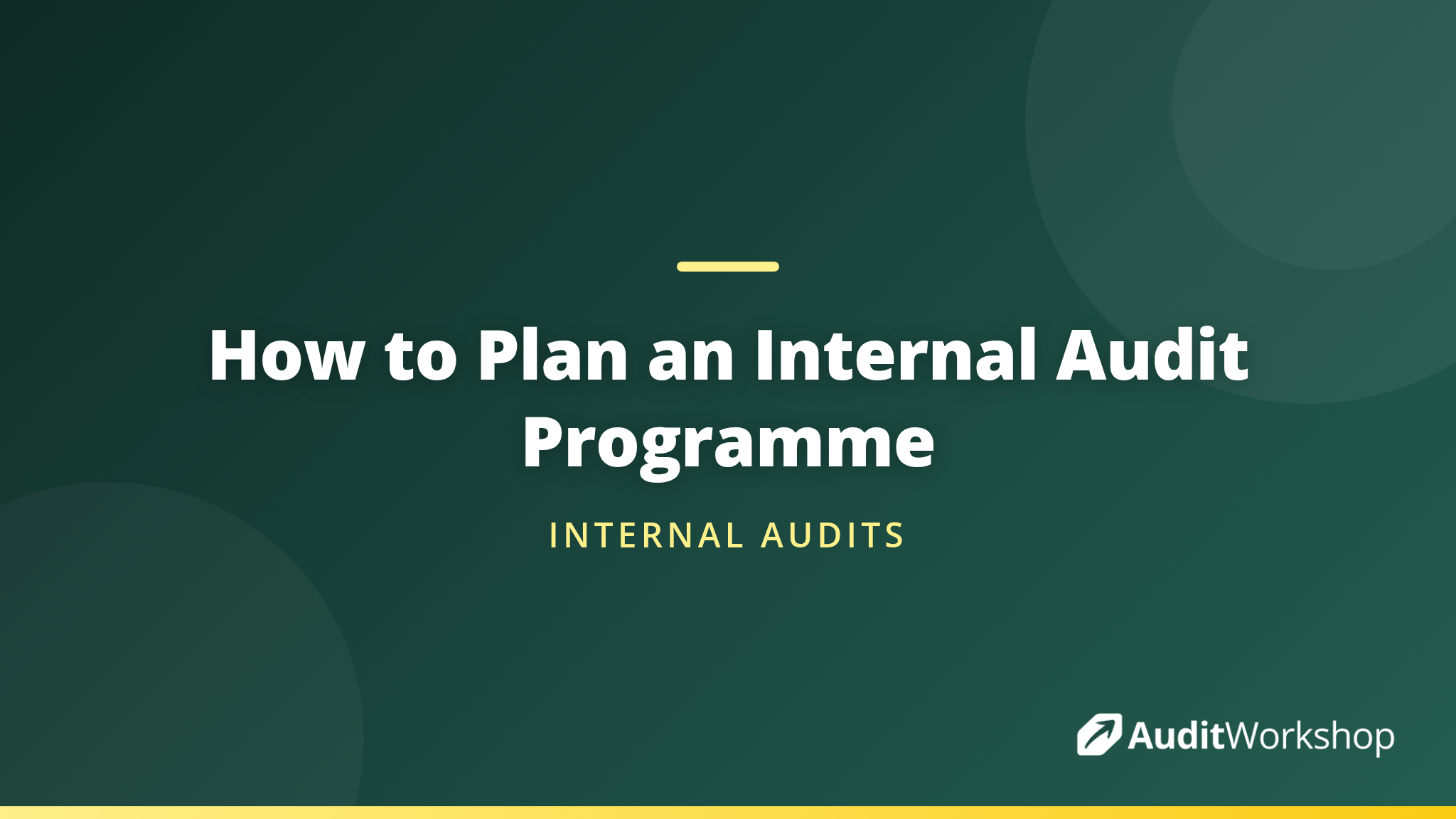 How to Plan an Internal Audit Programme | ISO Clause 9.2 Guide | Audit ...