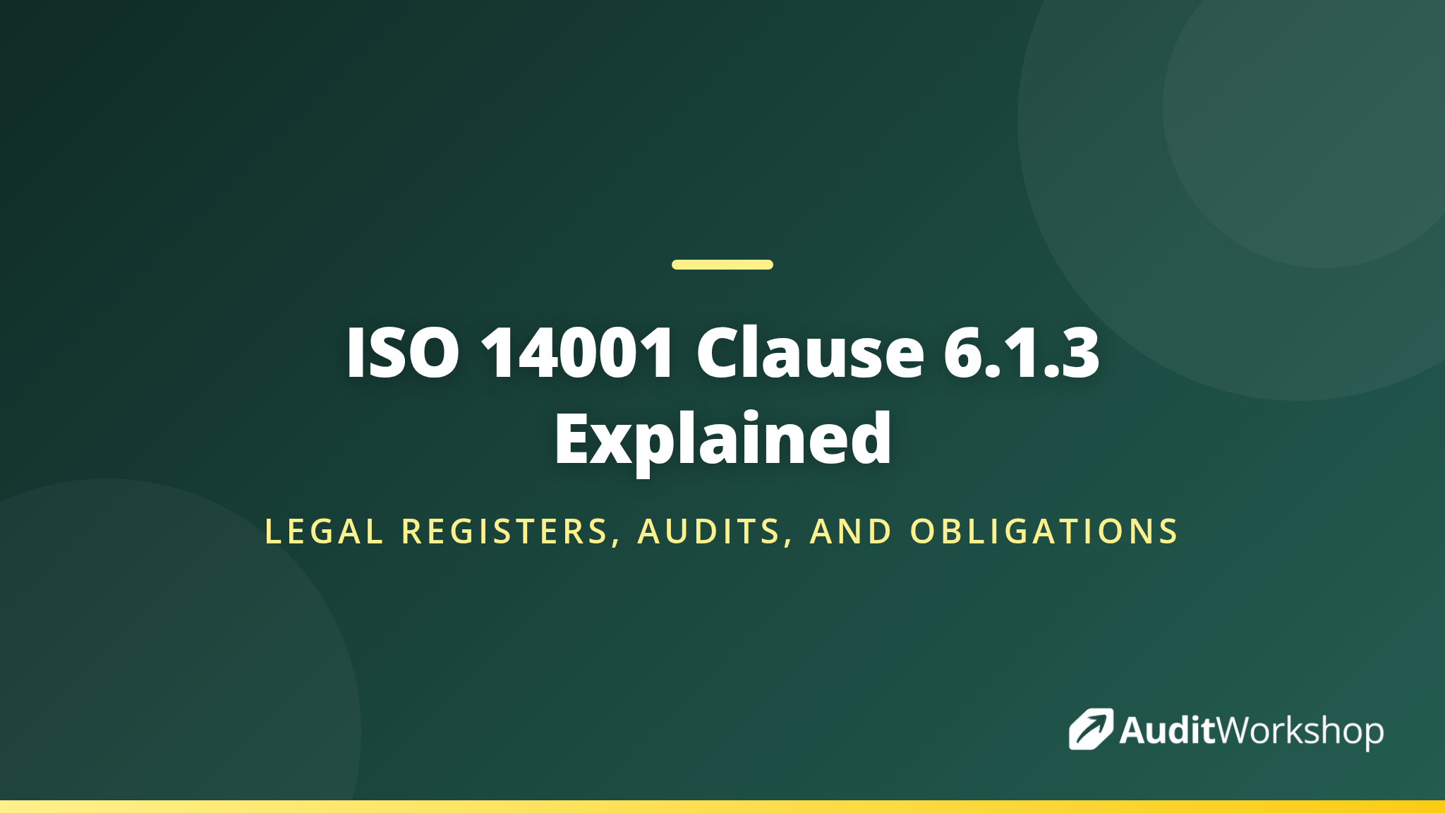 Compliance Obligations in ISO 14001:2026: What Clause 6.1.3 Covers
