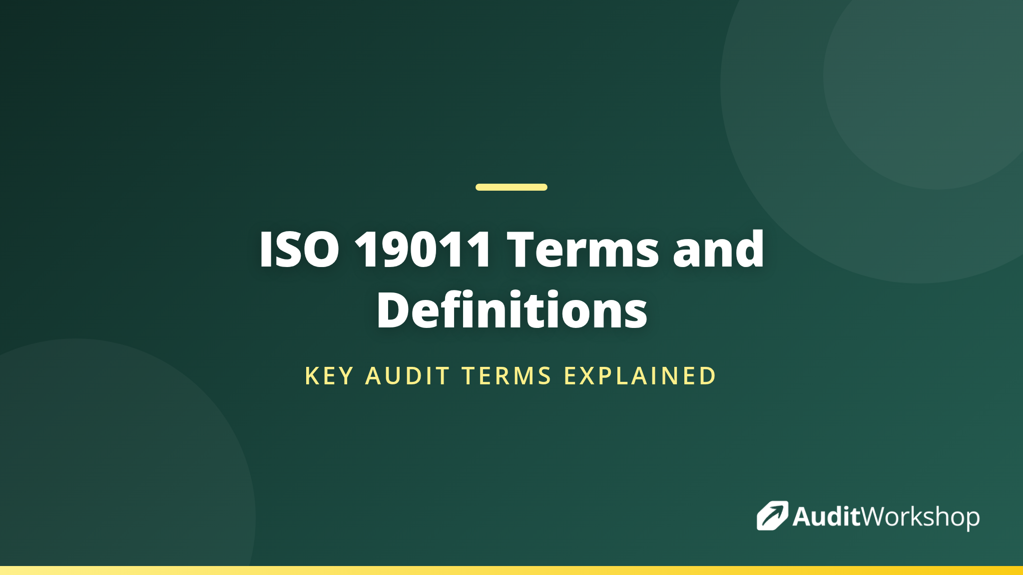 ISO 19011:2026 Terms and Definitions Explained by Audit Workshop
