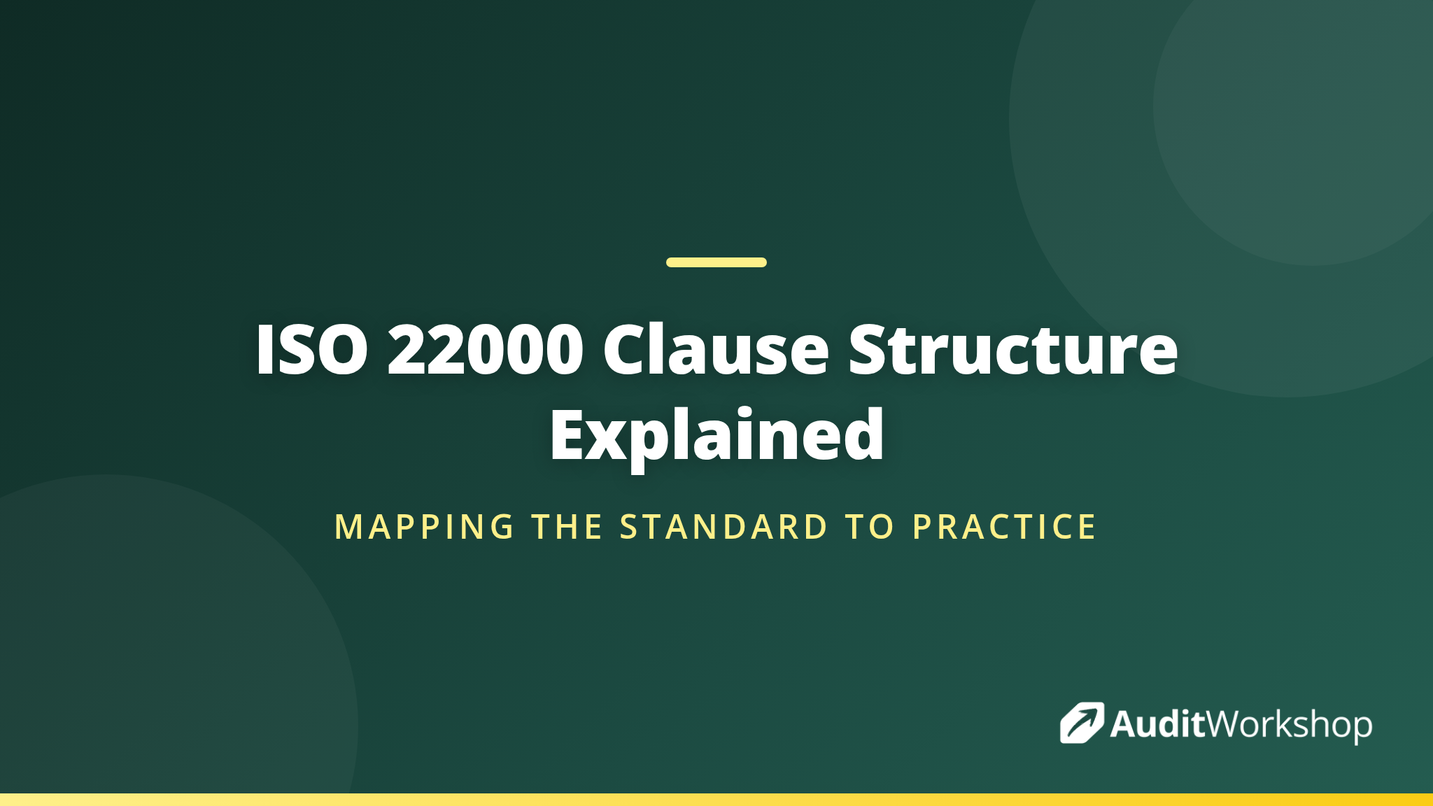 ISO 22000 Clause Structure: How the Standard Maps to Your Food Business