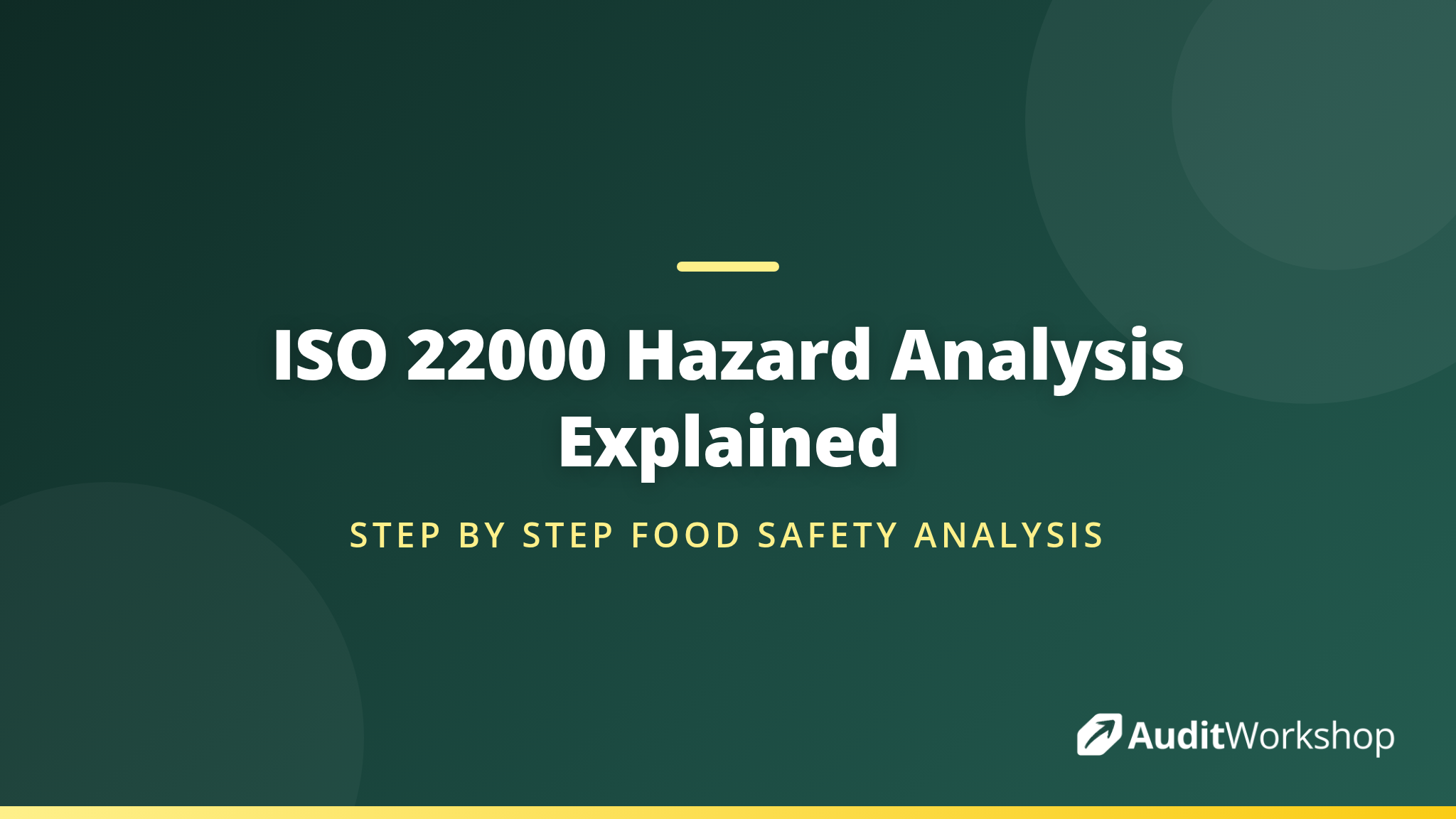 The Hazard Analysis Process in ISO 22000: A Step by Step Walkthrough