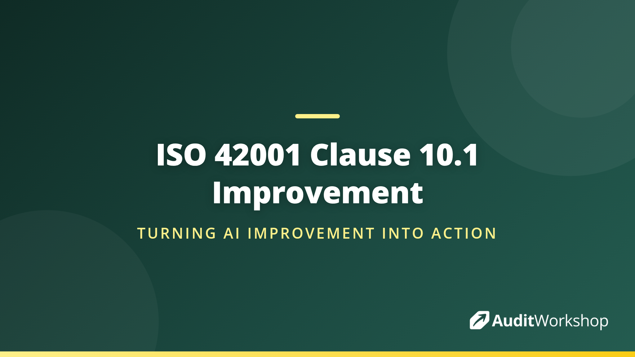Continual Improvement in ISO 42001: Making Clause 10.1 Real