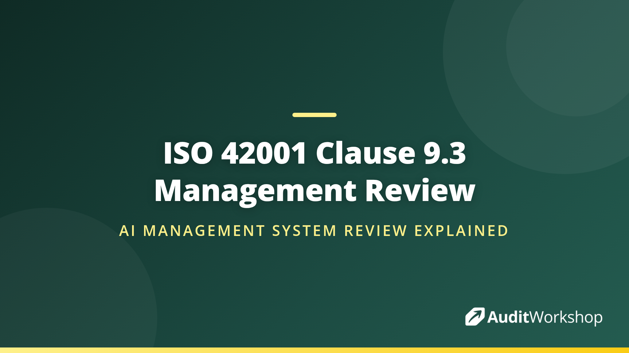 Management Review of an AIMS: What Clause 9.3 of ISO 42001 Covers