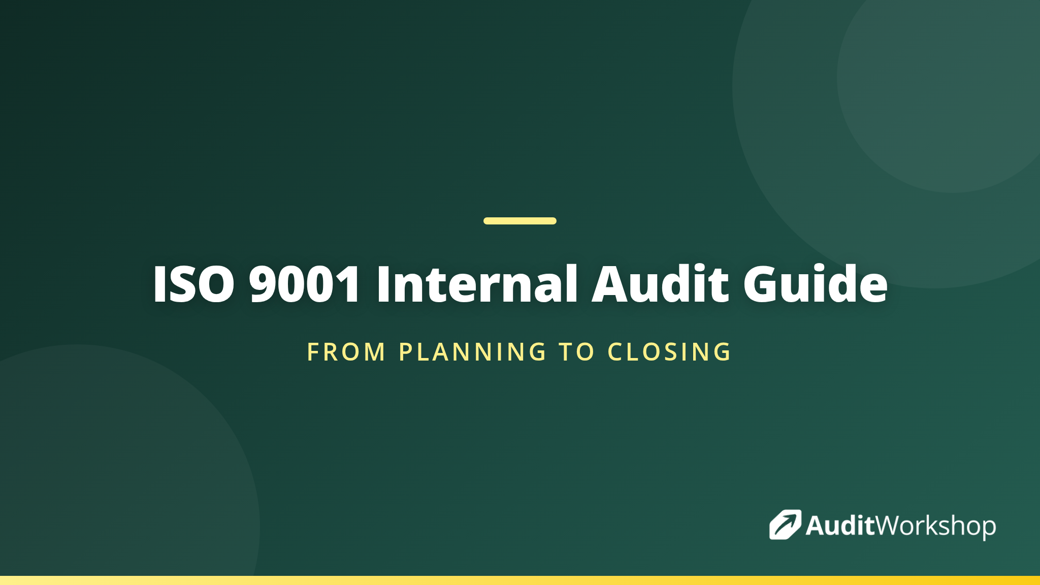 ISO 9001 Internal Audit: A Step by Step Guide | Audit Workshop