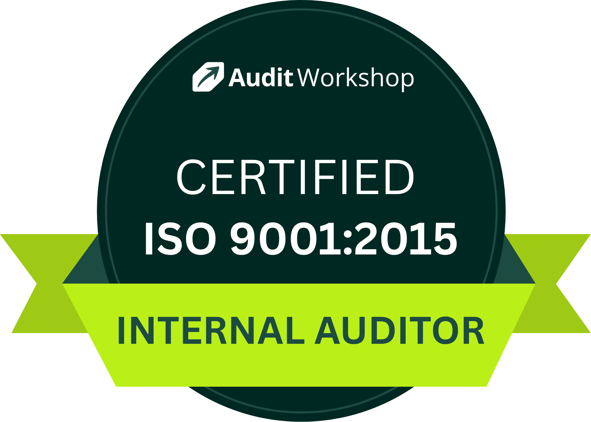 ISO 9001:2015 Internal Auditor Training Course badge
