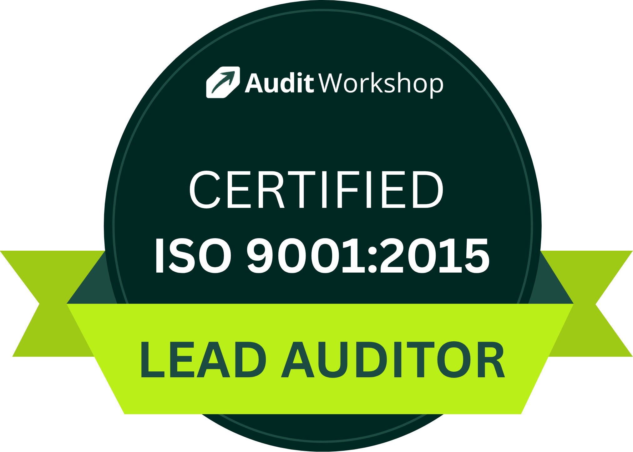 ISO 9001:2015 Lead Auditor Training Course badge